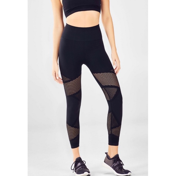 Fabletics Pants - Mosaic High-Waisted 7/8 leggings